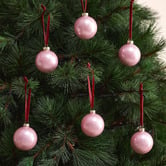 Temple &amp; Webster High-Gloss Glass Christmas Baubles