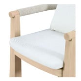Temple &amp; Webster Crescent Eucalyptus Wood Outdoor Dining Chair