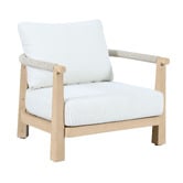 Temple &amp; Webster 6 Seater Crescent Eucalyptus Wood Outdoor Lounge Set