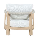Temple &amp; Webster 6 Seater Crescent Eucalyptus Wood Outdoor Lounge Set