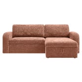 Temple &amp; Webster Maia 4 Seater Double Sofa Bed with Reversible Chaise