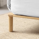 Temple &amp; Webster Portia Bed Frame &amp; Luxury Pocket Spring Mattress Set