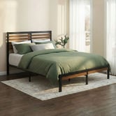 Temple &amp; Webster Kinsley Bed Frame &amp; Luxury Pocket Spring Mattress Set