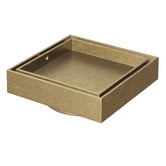 Temple &amp; Webster Clovelly Stainless Steel Tile Insert Floor Waste