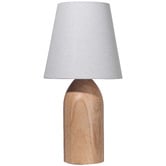 Temple &amp; Webster Briar Rubberwood Table Lamp