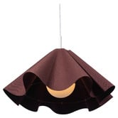 Temple &amp; Webster Sutton Scalloped Linen Pendant Light