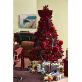 Temple &amp; Webster 210cm Merlot Noelle Pre-lit Christmas Tree
