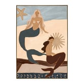 Temple &amp; Webster Saltwater Sisters Framed Canvas Wall Art