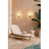 Temple &amp; Webster Koto Opal Glass Wall Light