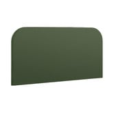 Temple &amp; Webster Forest Green Alpha Velvet Bedhead