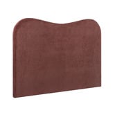 Temple &amp; Webster Amber Cinnamon Chenille Bedhead