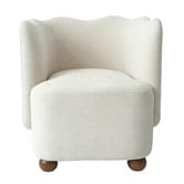 Temple &amp; Webster Saylor Wavy Upholstered Armchair