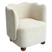Temple &amp; Webster Saylor Wavy Upholstered Armchair