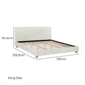 Temple &amp; Webster Natural Renee Bed