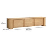 Temple &amp; Webster 180cm Dani Lowline TV Unit
