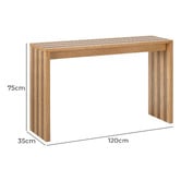 Temple &amp; Webster Sienna Stripe Console Table