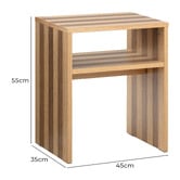 Temple &amp; Webster Sienna Stripe Side Table