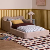 Temple &amp; Webster Cove Chenille Low-profile Single Bed