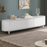 Temple &amp; Webster Cannes Curved Entertainment TV Unit