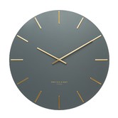 One Six Eight London Charcoal Luca Silent Wall Clock
