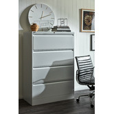 One Six Eight London White Luca Silent Wall Clock