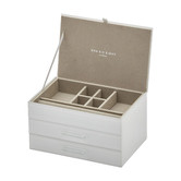 One Six Eight London Medium Gabriella Glass Jewellery Box