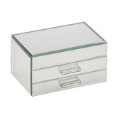 One Six Eight London Medium Gabriella Glass Jewellery Box