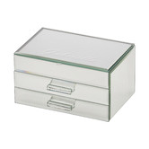 One Six Eight London Medium Gabriella Glass Jewellery Box