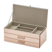 One Six Eight London Gabriella Large Glass Jewellery Box