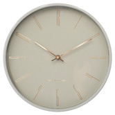 One Six Eight London Maya Metal Silent Wall Clock