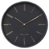 One Six Eight London Maya Metal Silent Wall Clock