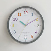 One Six Eight London 30cm Learn The Time Silent Wall Clock