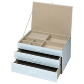 One Six Eight London Blue Gabriella Jewellery Box