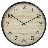 One Six Eight London Taylor Aluminium Silent Wall Clock