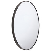 One Six Eight London Stacey Round Aluminium Wall Mirror