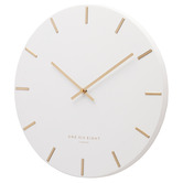 One Six Eight London Charcoal Luca Silent Wall Clock