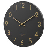 One Six Eight London Charcoal Grey Jones Silent Wall Clock