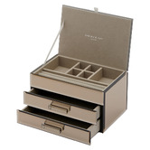 One Six Eight London Gabriella Medium Glass Jewellery Box