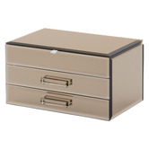One Six Eight London Gabriella Medium Glass Jewellery Box