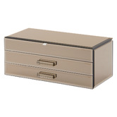 One Six Eight London Gabriella Large Glass Jewellery Box