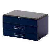One Six Eight London Medium Gabriella Glass Jewellery Box