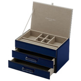 One Six Eight London Medium Gabriella Glass Jewellery Box