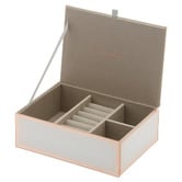 One Six Eight London Sara Large Glass Jewellery Box