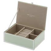 One Six Eight London Sara Medium Glass Jewellery Box