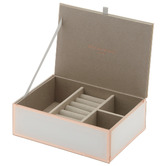 One Six Eight London Sara Medium Glass Jewellery Box