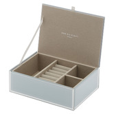 One Six Eight London Sara Medium Glass Jewellery Box