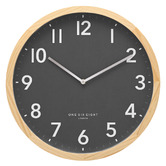 One Six Eight London Jack Pine Wood Wall Clock