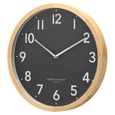 One Six Eight London Jack Pine Wood Wall Clock