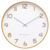 One Six Eight London Wallace Bentwood Wall Clock