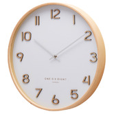 One Six Eight London Wallace Bentwood Wall Clock